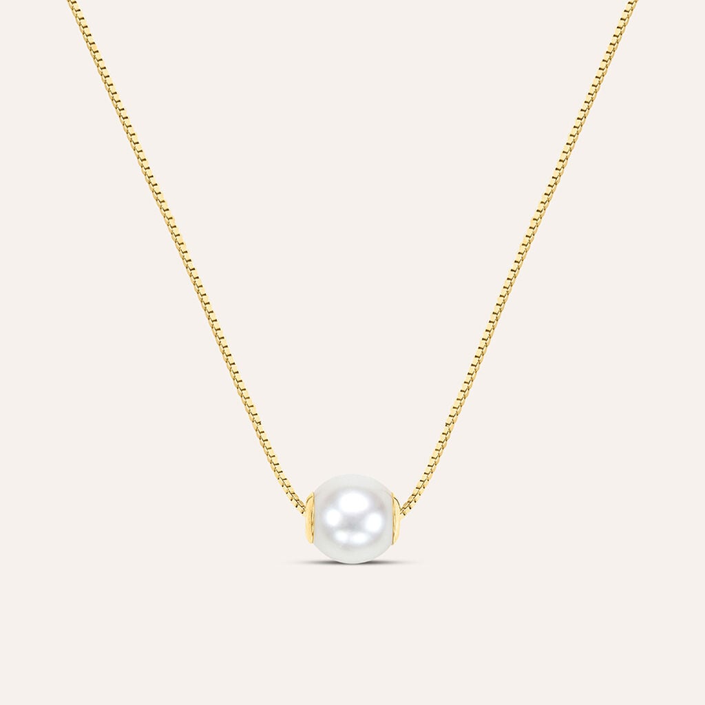 STROILI ORO - Collana Gabrielle Oro 9Kt e Perla D'Acqua Dolce