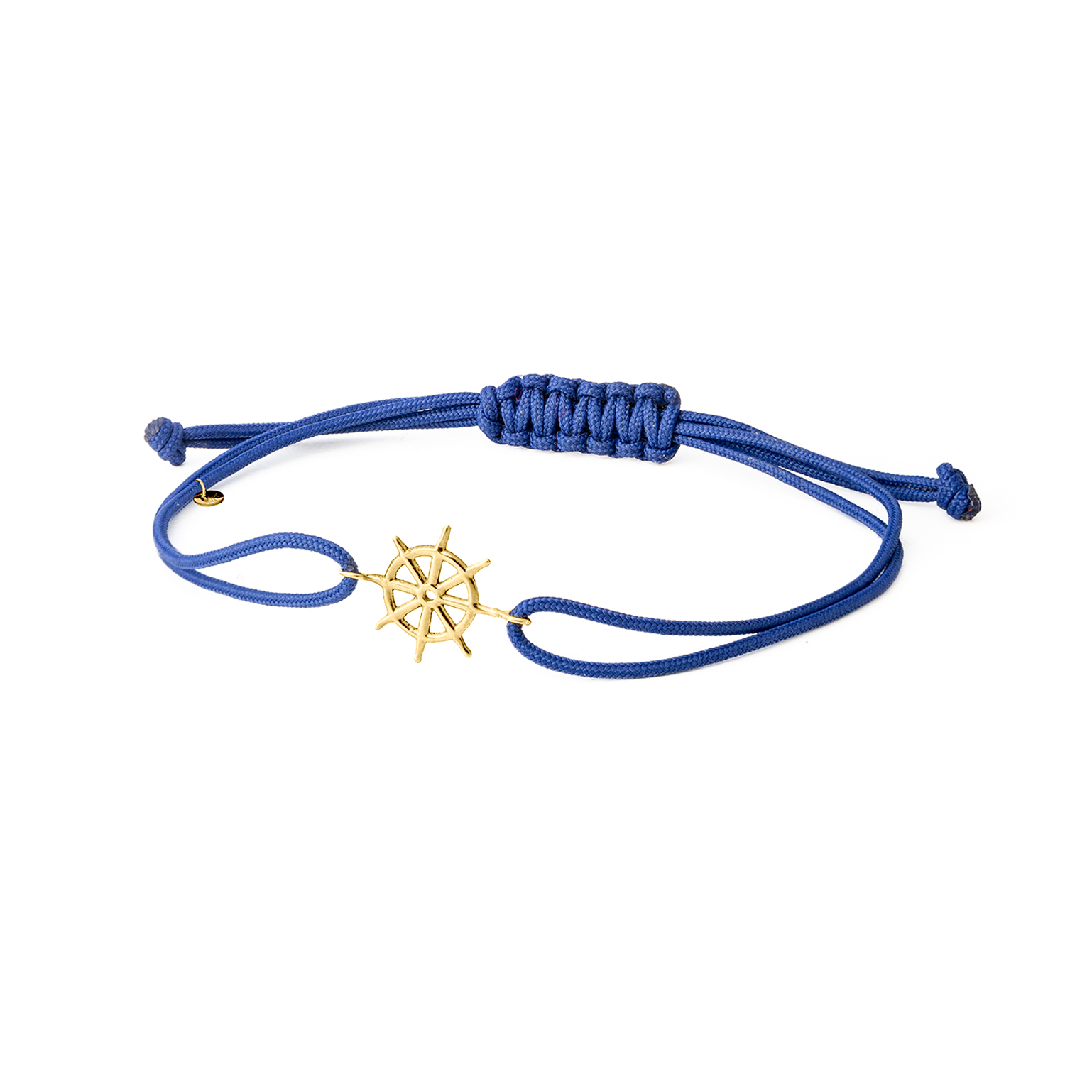 GINGER - BRACCIALE IN ORO CON TIMONE E CORDINO