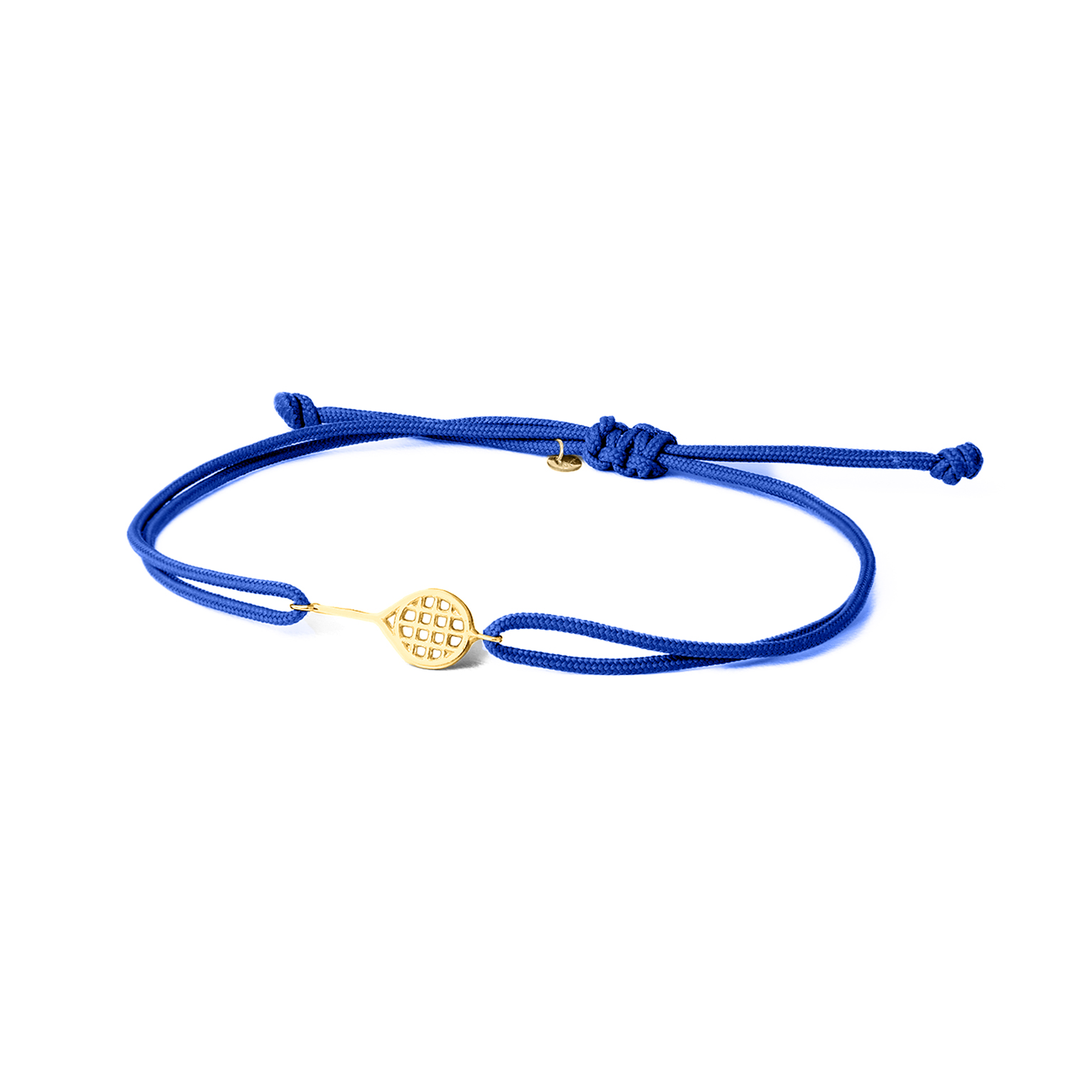 GINGER - BRACCIALE RACCHETTA SU CORDINO NERO