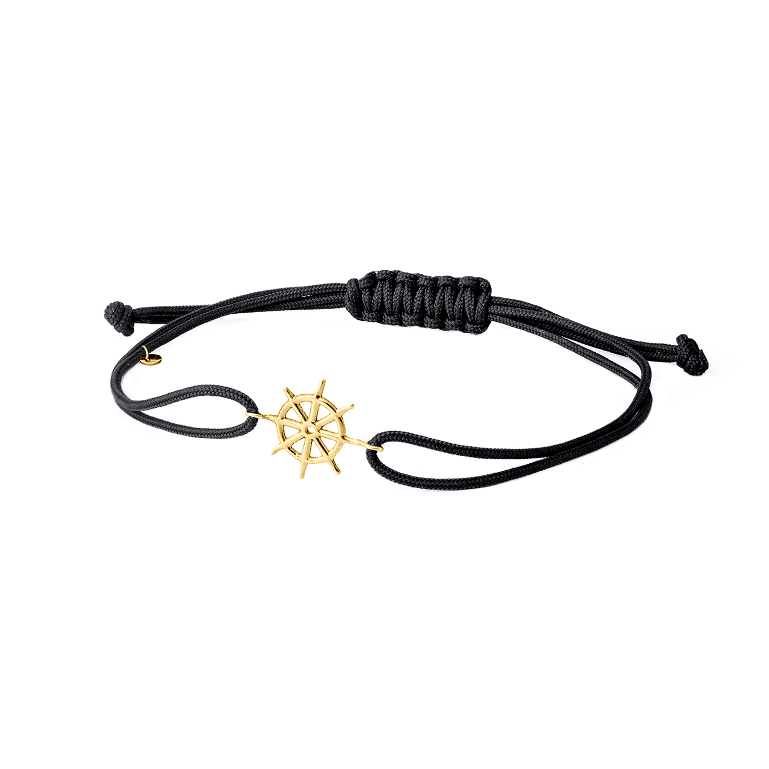 GINGER - BRACCIALE IN ORO CON TIMONE E CORDINO