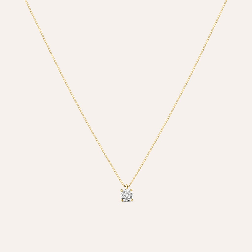 STROILI ORO - Collana Punto Luce Claire Oro 9Kt Giallo Cubic Zirconia