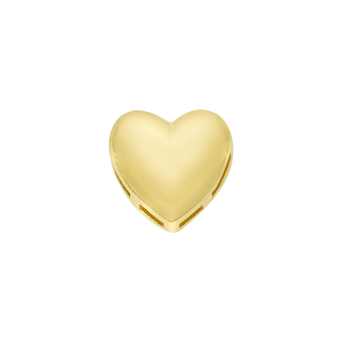 ELEMENTS - Cuore Bombato in oro giallo