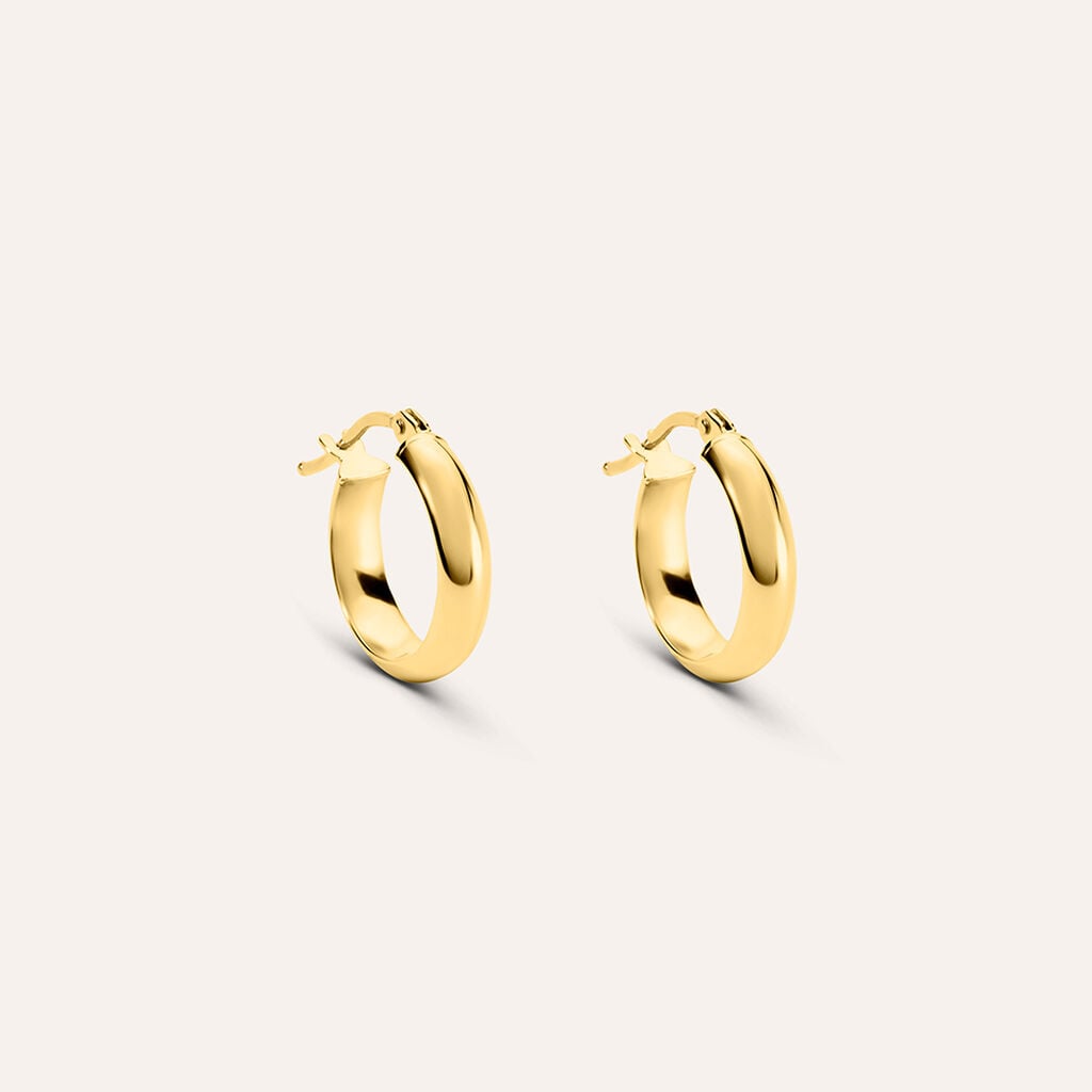 STROILI ORO - Orecchini A Cerchio Toujours Oro 9Kt Giallo