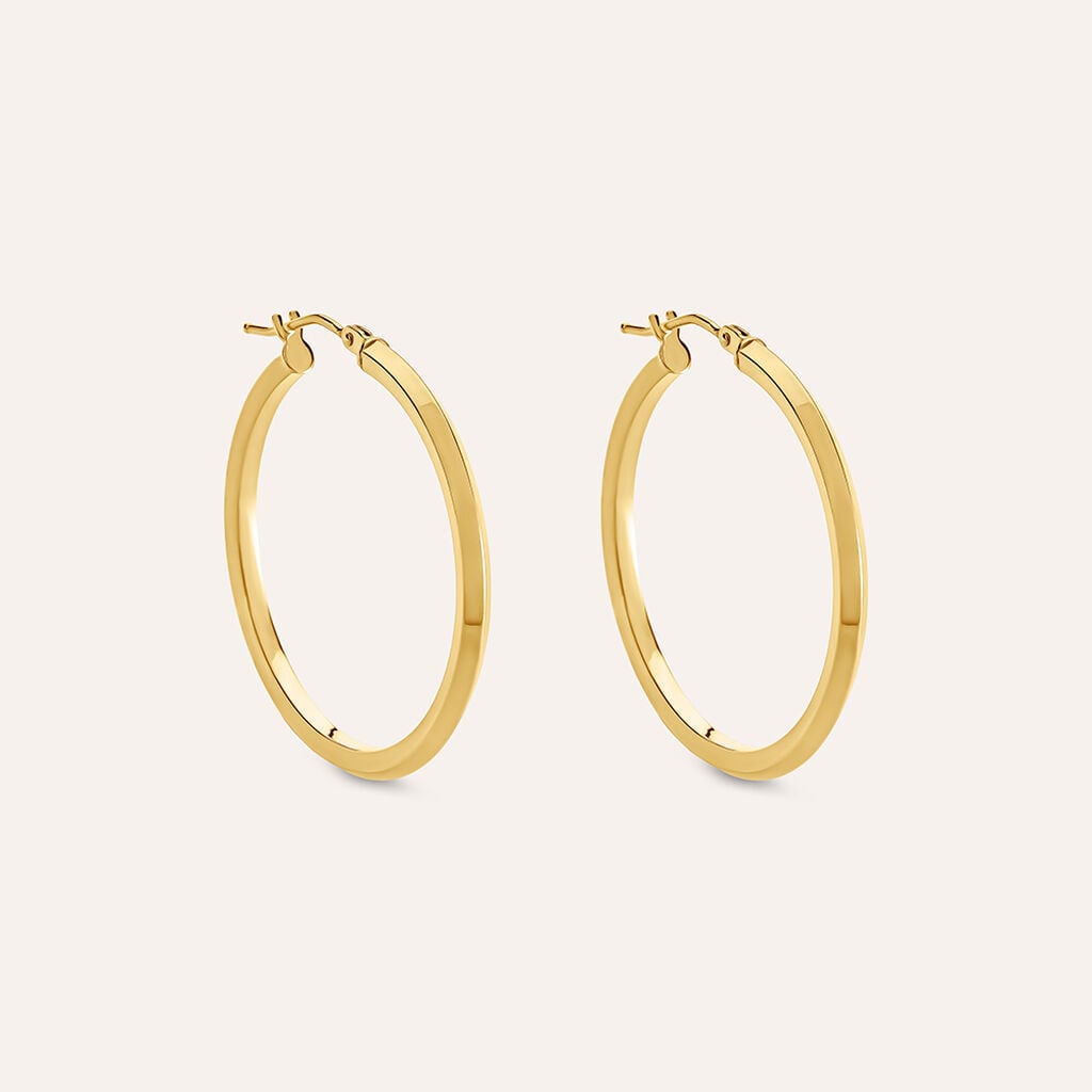 STROILI ORO - Orecchini A Cerchio Toujours Oro 9Kt Giallo