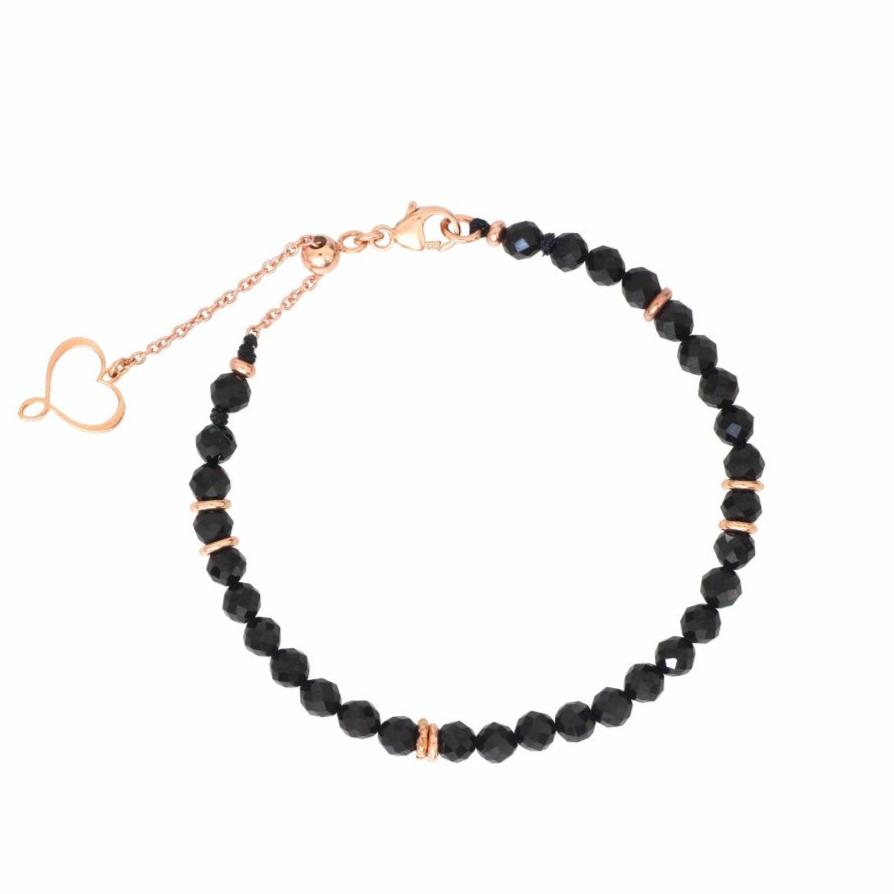 MAMAN ET SOPHIE - Bracciale spinello nero