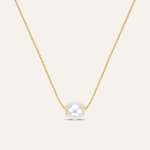 STROILI ORO - Collana Gabrielle Oro 9Kt e Perla D'Acqua Dolce